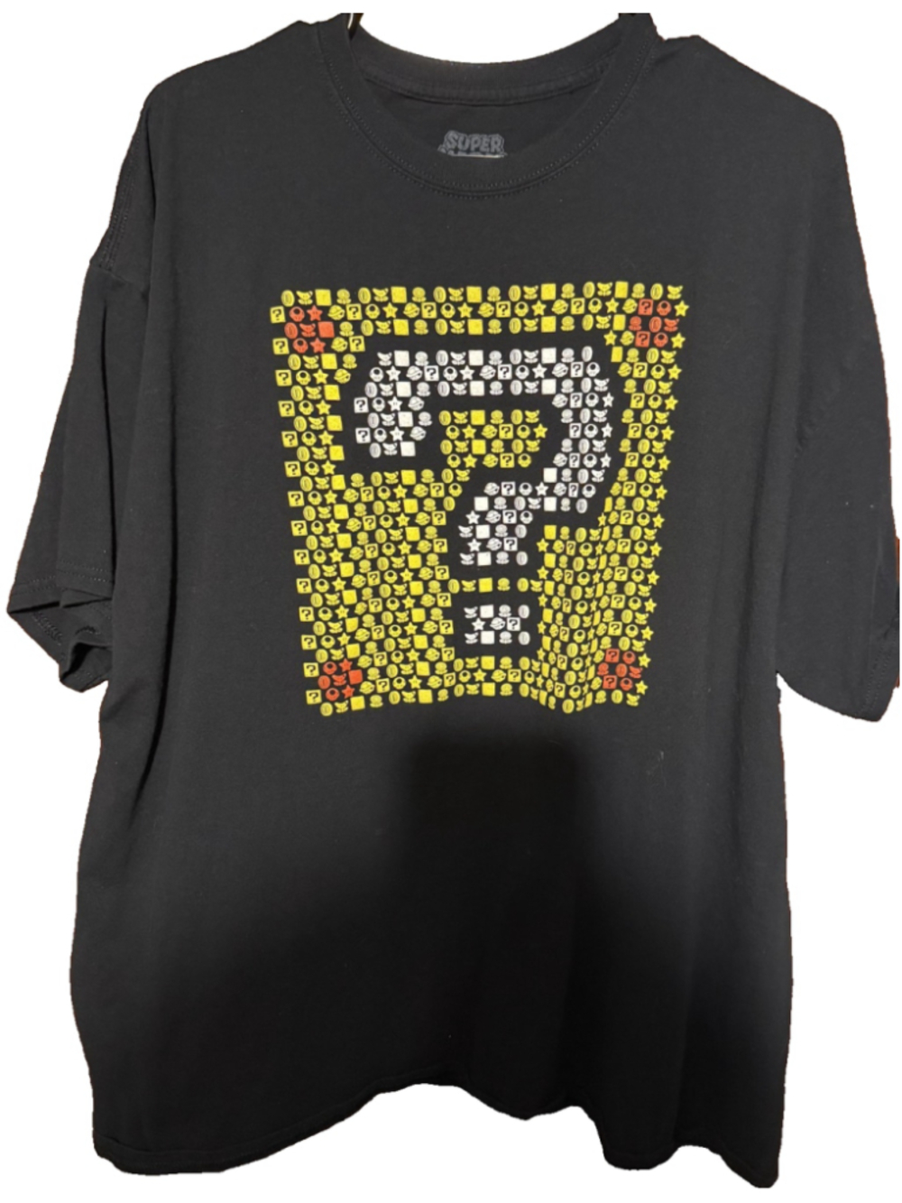 Super Mario Brothers Characters T Shirt Men's Size XXL Black